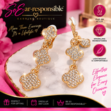 Triple Quatrefoil Pave